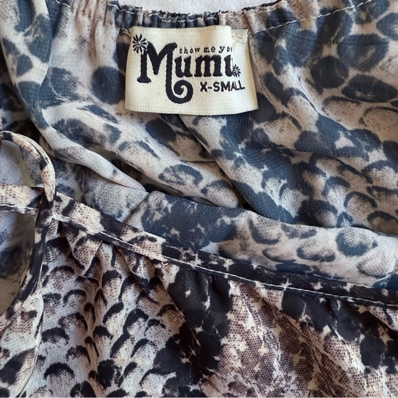 SHOW ME YOUR MUMU Snake Print Wide Leg Jumpsuit Boho Festival Vacation Chic XS - Picture 12 of 13